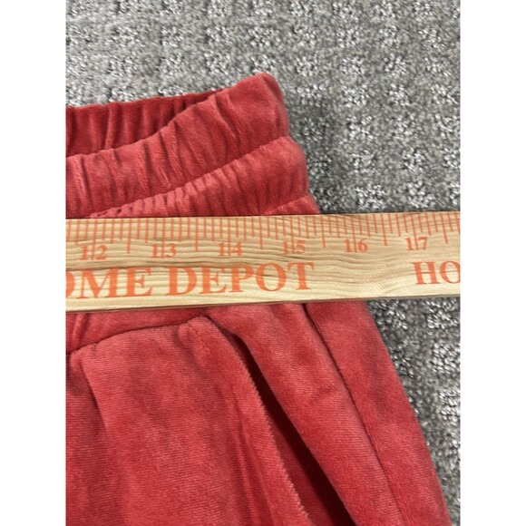Zoe and Phoebee Track Suit  Womens Large Rust Velour 2 Pc Crop Sweatsuit Set - Picture 9 of 16